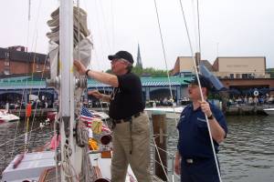Sea Scout Skipper affixes VSC decal
