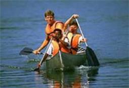 Scout canoeing